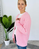 Herzlein® Cardigan Kurz in Rosa