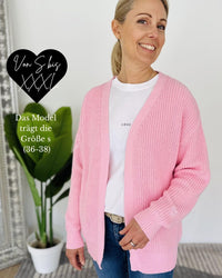 Herzlein® Cardigan Kurz in Rosa
