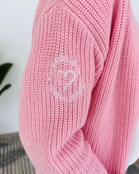 Herzlein® Cardigan Kurz in Rosa