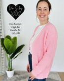 Herzlein® Cardigan Kurz in Rosa