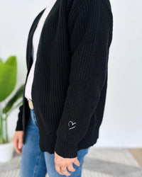 Herzlein® Cardigan Kurz in Schwarz