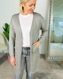 Herzlein® Cardigan "Vanessa" in Grau