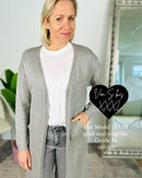 Herzlein® Cardigan "Vanessa" in Grau