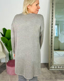 Herzlein® Cardigan "Vanessa" in Grau