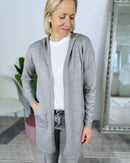 Herzlein® Cardigan in Hellgrau