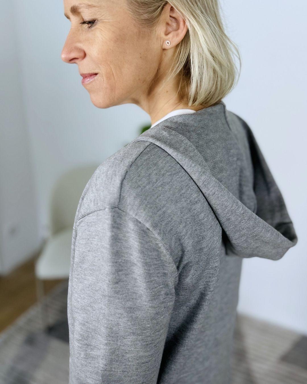 Herzlein® Cardigan in Hellgrau