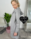 Herzlein® Cardigan in Hellgrau