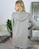 Herzlein® Cardigan in Hellgrau