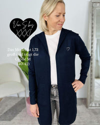 Herzlein® Cardigan in Navy Blau