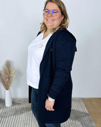  Herzlein® Cardigan in Navy Blau