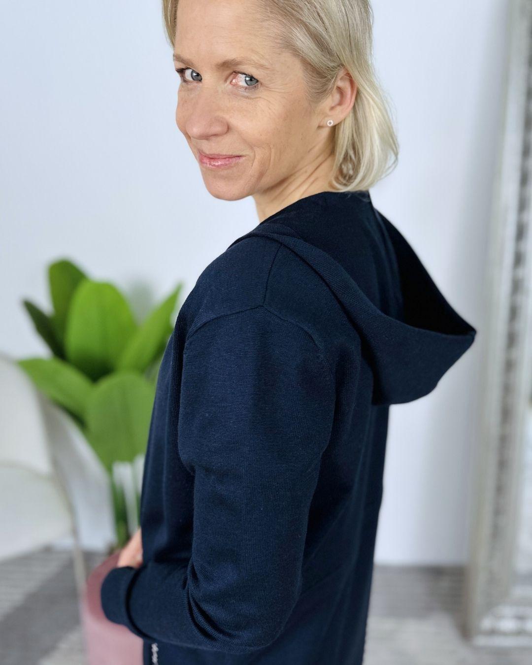 Herzlein® Cardigan in Navy Blau