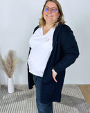  Herzlein® Cardigan in Navy Blau