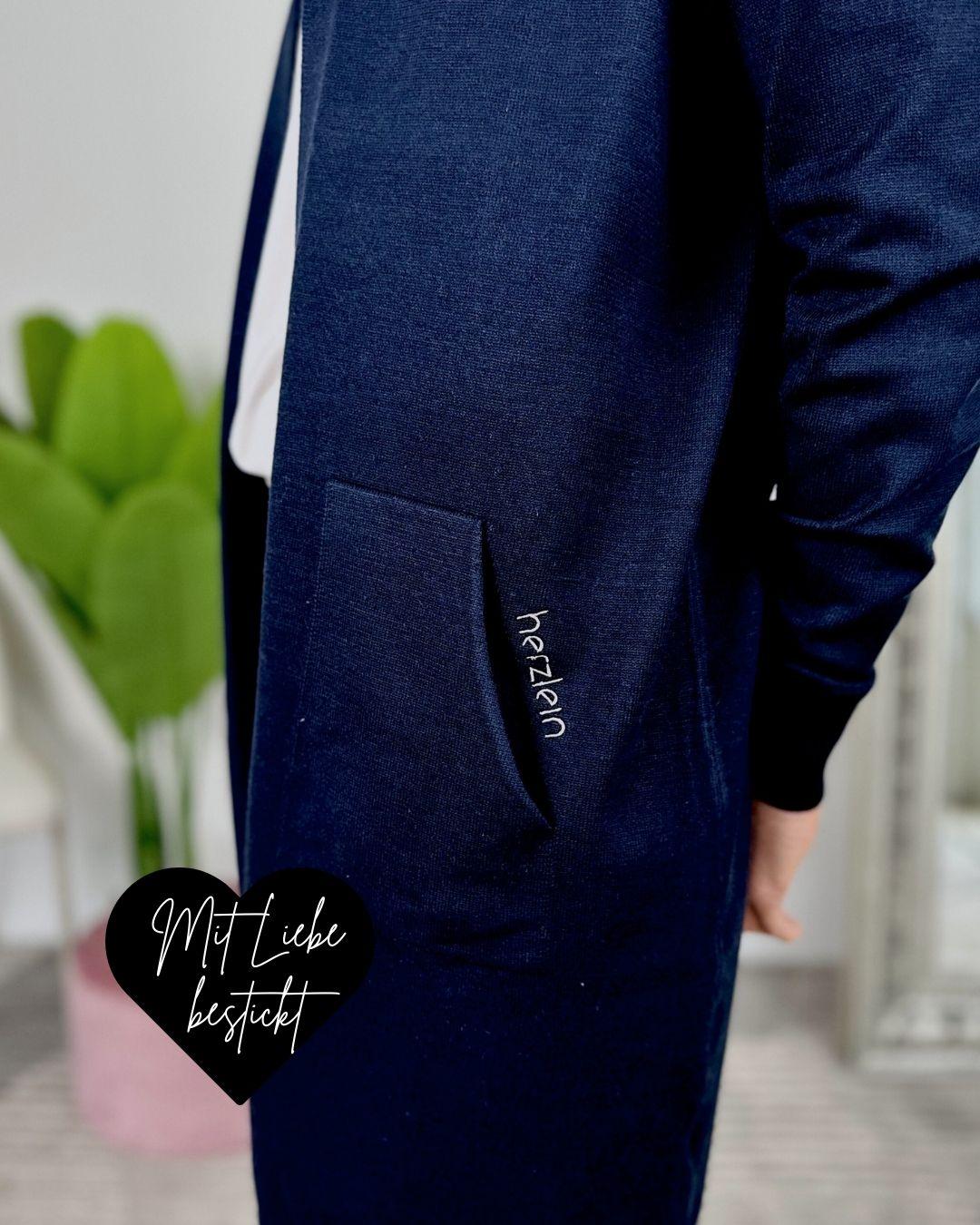 Herzlein® Cardigan in Navy Blau