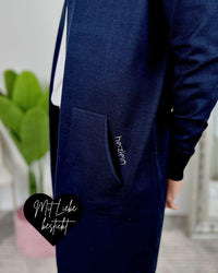 Herzlein® Cardigan in Navy Blau