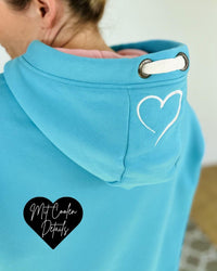 Herzlein® Cosy Hoodie "Herzchen" in Himmelblau