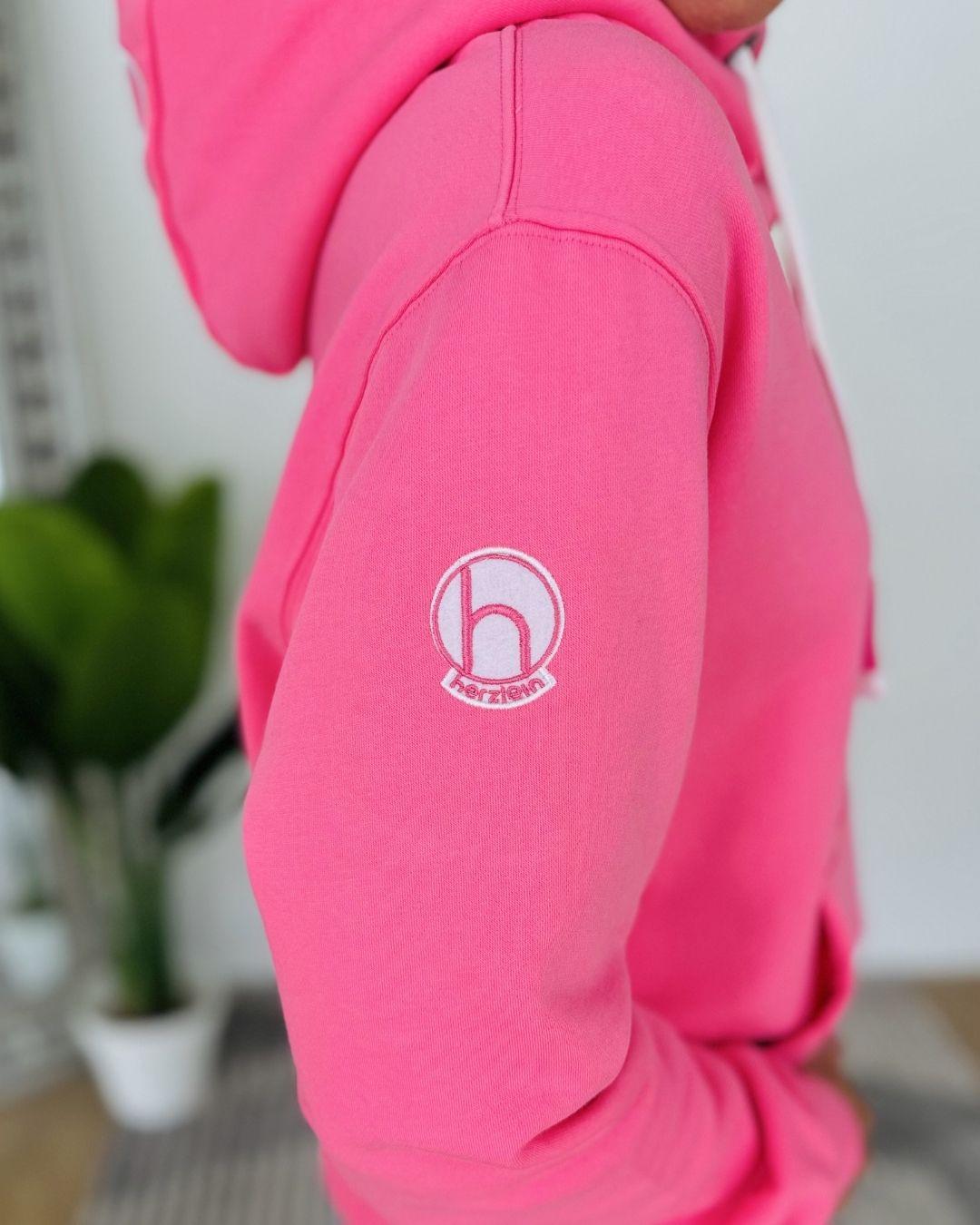 Herzlein® Cosy Hoodie "Herzchen" in Pink