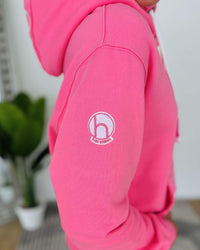 Herzlein® Cosy Hoodie "Herzchen" in Pink