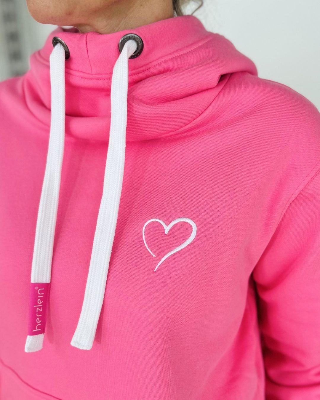 Herzlein® Cosy Hoodie "Herzchen" in Pink