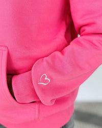 Herzlein® Cosy Hoodie "Herzchen" in Pink