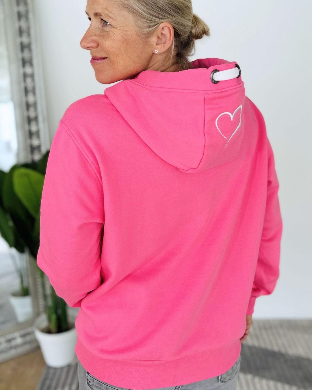 Herzlein® Cosy Hoodie "Herzchen" in Pink