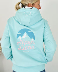 Herzlein® Hoodie "Alpenliebe" in Mint