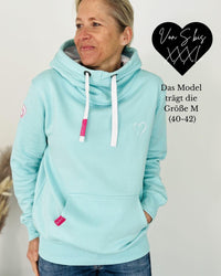 Herzlein® Hoodie "Alpenliebe" in Mint