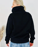 Herzlein® Hoodie "Drei Herzchen" in Schwarz