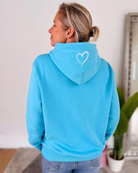 Herzlein® Hoodie "Vintage" in Himmelblau