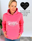 Herzlein® Hoodie "Vintage" in Pink