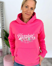 Herzlein® Hoodie "Vintage" in Pink