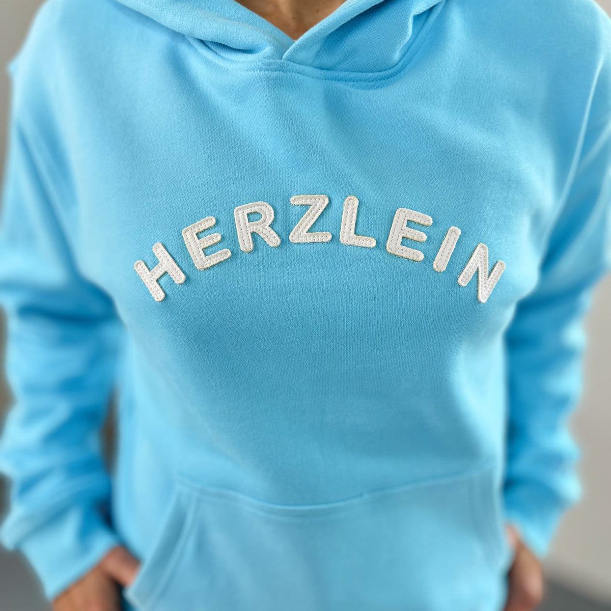 Herzlein® Hoodie in Himmelblau