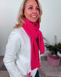 Herzlein® Merino Schal in Pink