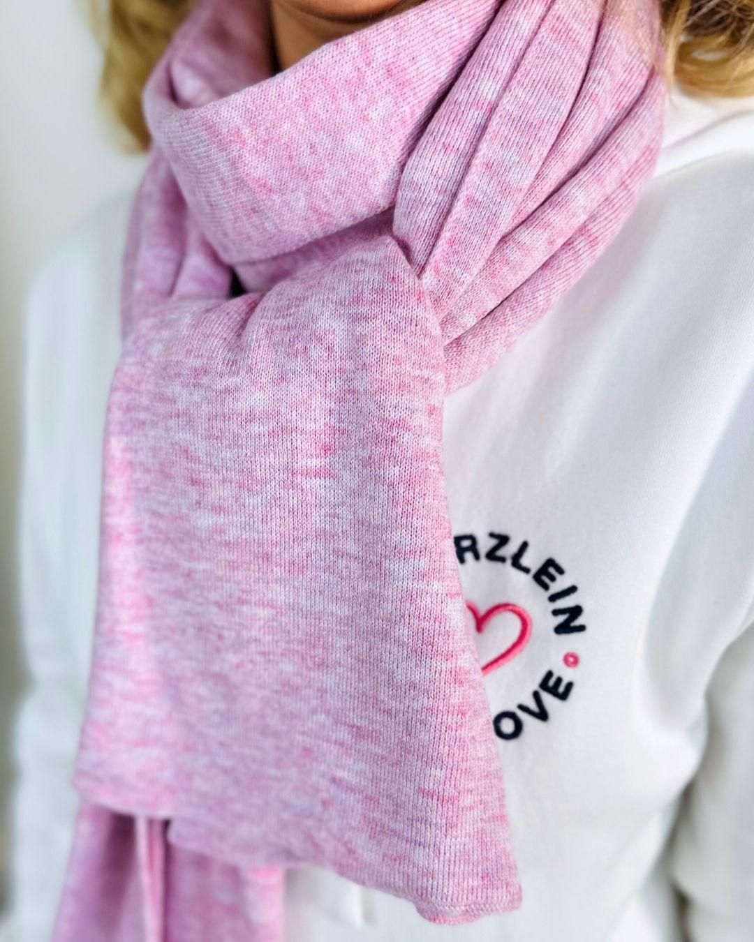 Herzlein_Merino_Schal_in_Meliertem_Lavendel