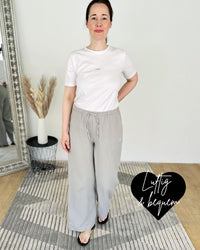 Herzlein® Musselin Hose in Grau