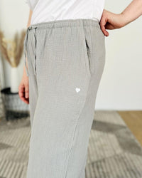 Herzlein® Musselin Hose in Grau