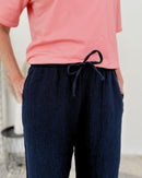 Herzlein® Musselin Hose in Navy