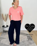Herzlein® Musselin Hose in Navy