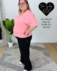 Herzlein® Musselin Hose in Schwarz