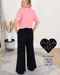 Herzlein® Musselin Hose in Schwarz