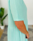 Herzlein® Musselin Maxikleid in Mint