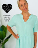 Herzlein® Musselin Maxikleid in Mint