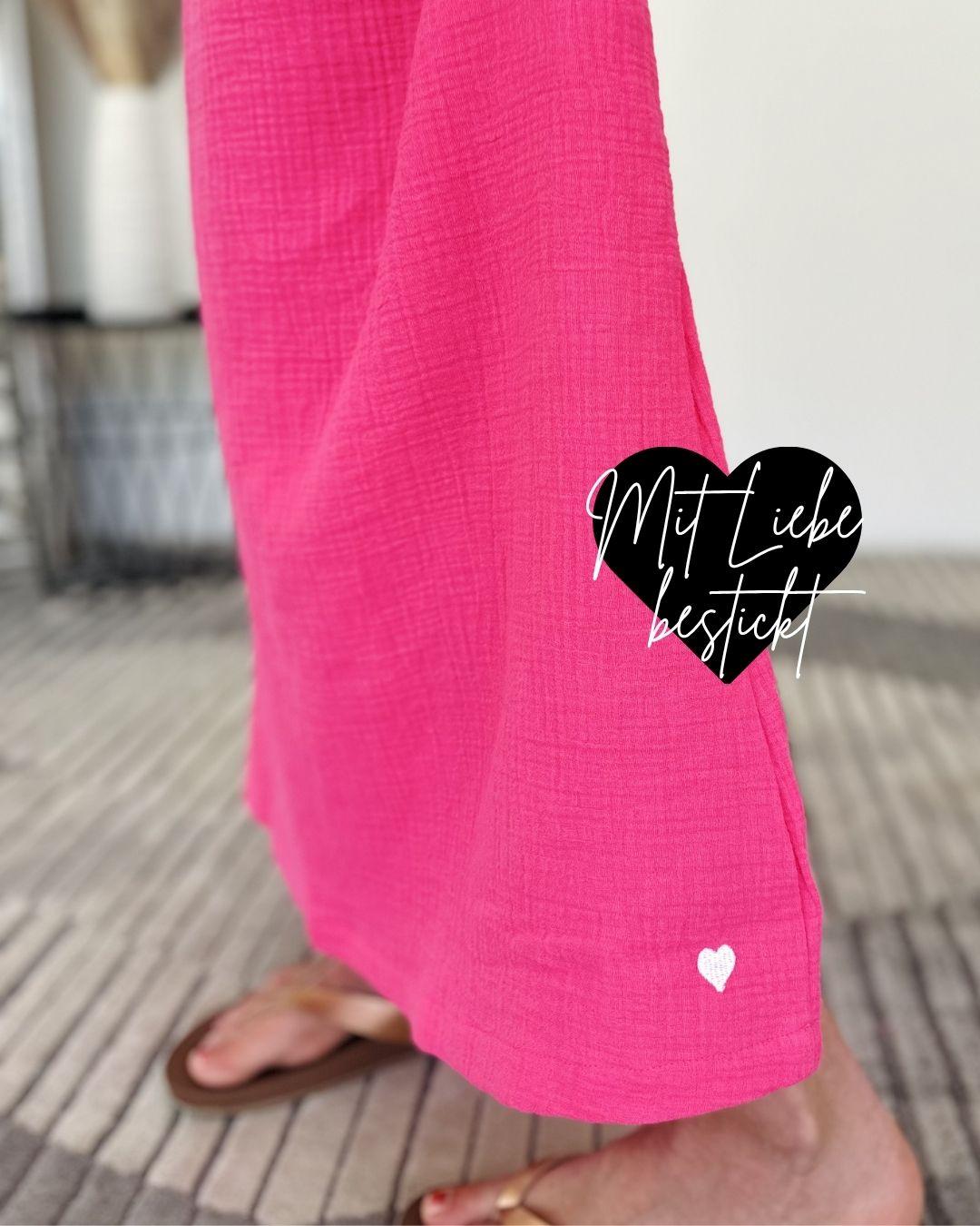 Herzlein® Musselin Rock in Pink