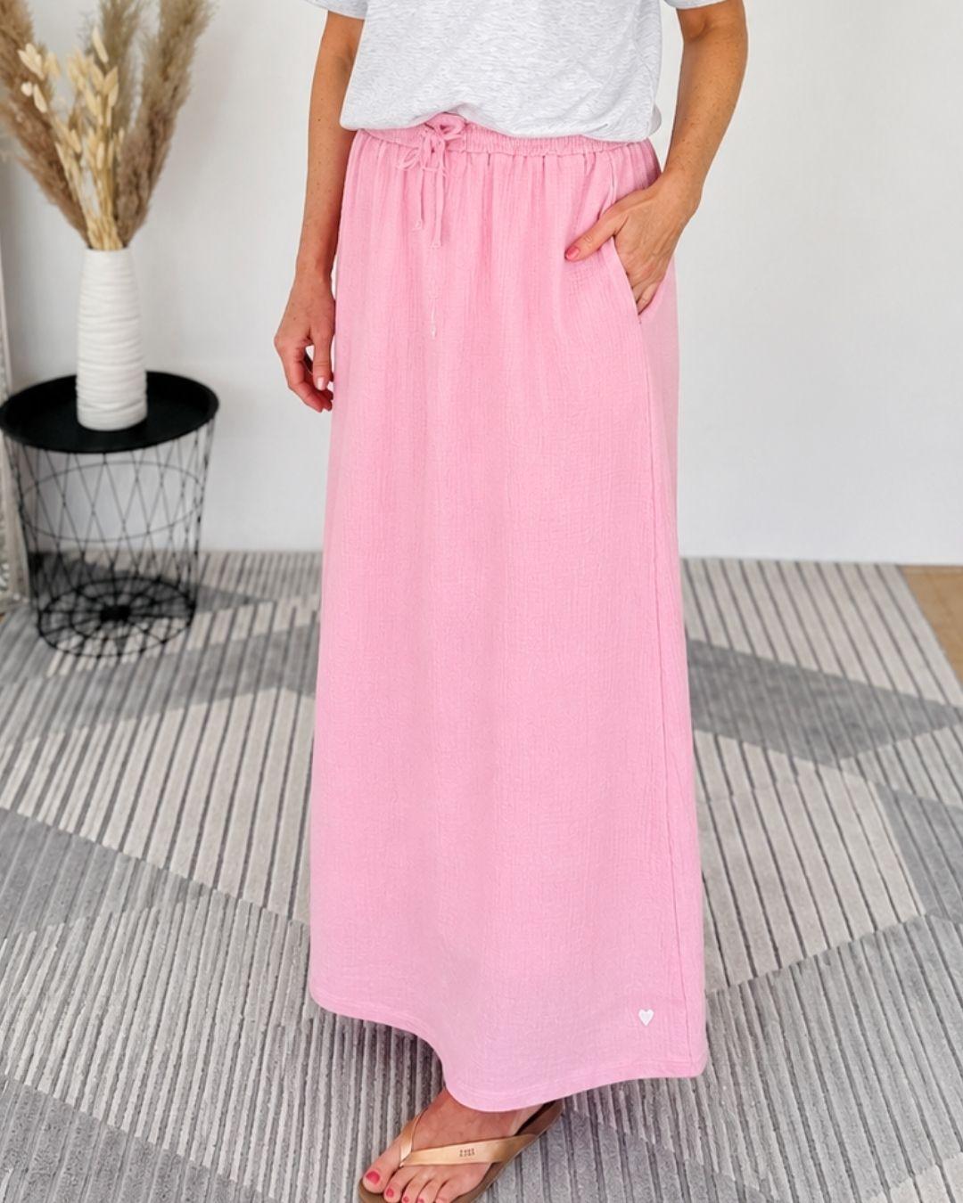 Herzlein® Musselin Rock in Rosa