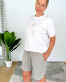 Herzlein® Musselin Shorts in Grau
