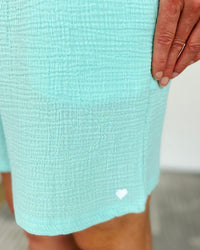 Herzlein® Musselin Shorts in Mint