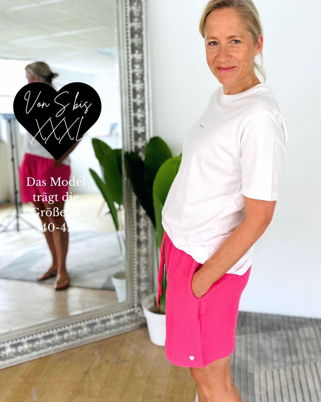 Herzlein® Musselin Shorts in Pink