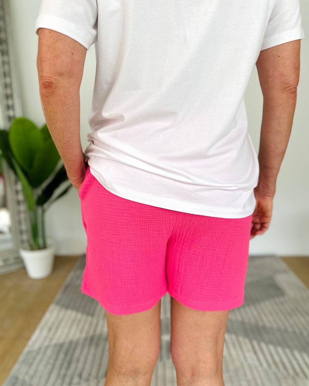 Herzlein® Musselin Shorts in Pink