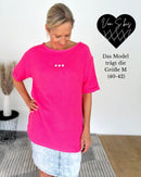 Herzlein® Musselin Tunika Shirt "3 Herzchen" in Pink