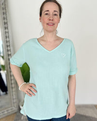 Herzlein® Musselin Tunika in Mint