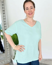 Herzlein® Musselin Tunika in Mint